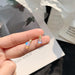 Wholesale earrings dazzle color small bulb S925 silver needle JDC-ES-xc212 Earrings JoyasDeChina E182 white Wholesale Jewelry JoyasDeChina Joyas De China