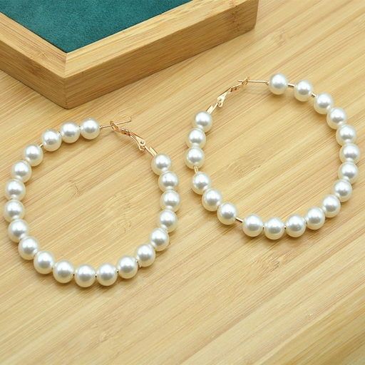 Bulk Jewelry Wholesale earrings earring round beaded pearls JDC-ES-xc025 Wholesale factory from China YIWU China