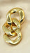 Wholesale earrings ekli imitation large chain buckle earrings JDC-ES-xc146 Earrings JoyasDeChina golden Wholesale Jewelry JoyasDeChina Joyas De China