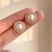 Bulk Jewelry Wholesale earrings full diamond pearl earrings 925 silver needle small round set diamond JDC-ES-xc101 Wholesale factory from China YIWU China