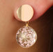 Wholesale earrings glass ball full of star sequin petal earrings JDC-ES-xc072 Earrings JoyasDeChina E316 Wholesale Jewelry JoyasDeChina Joyas De China