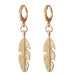Wholesale Earrings gold Alloy feather pendant JDC-ES-xy036 Earrings JoyasDeChina C16-01-02 Wholesale Jewelry JoyasDeChina Joyas De China