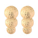 Wholesale Earrings gold Alloy geometry JDC-ES-JJ009 Earrings JoyasDeChina golden Wholesale Jewelry JoyasDeChina Joyas De China