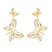 Bulk Jewelry Wholesale Earrings gold butterfly Alloy JDC-ES-JJ099 Wholesale factory from China YIWU China