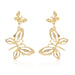 Wholesale Earrings gold butterfly Alloy JDC-ES-JJ099 Earrings JoyasDeChina 55289 Wholesale Jewelry JoyasDeChina Joyas De China