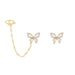 Wholesale Earrings gold butterfly Alloy JDC-ES-JJ119 Earrings JoyasDeChina 55283 Wholesale Jewelry JoyasDeChina Joyas De China