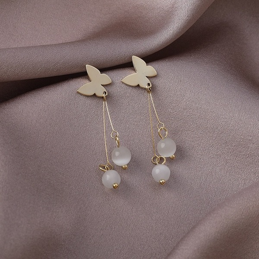 Bulk Jewelry Wholesale Earrings gold Butterfly length opal copper JDC-ES-W199 Wholesale factory from China YIWU China