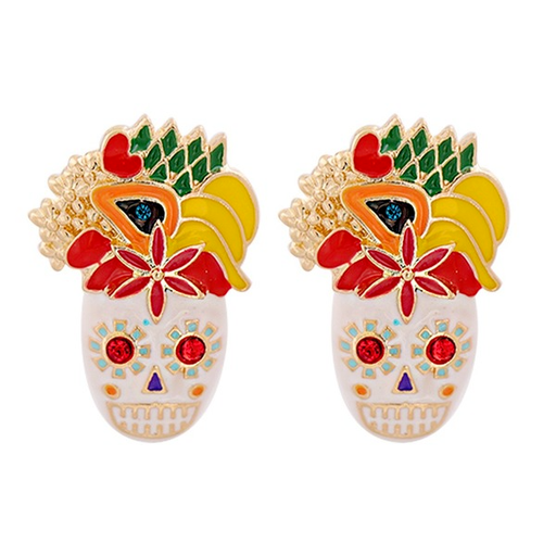 Bulk Jewelry Wholesale Earrings gold Funny face Alloy JDC-ES-JJ118 Wholesale factory from China YIWU China