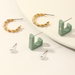 Bulk Jewelry Wholesale Earrings gold Geometric C shape Alloy JDC-ES-e072 Wholesale factory from China YIWU China