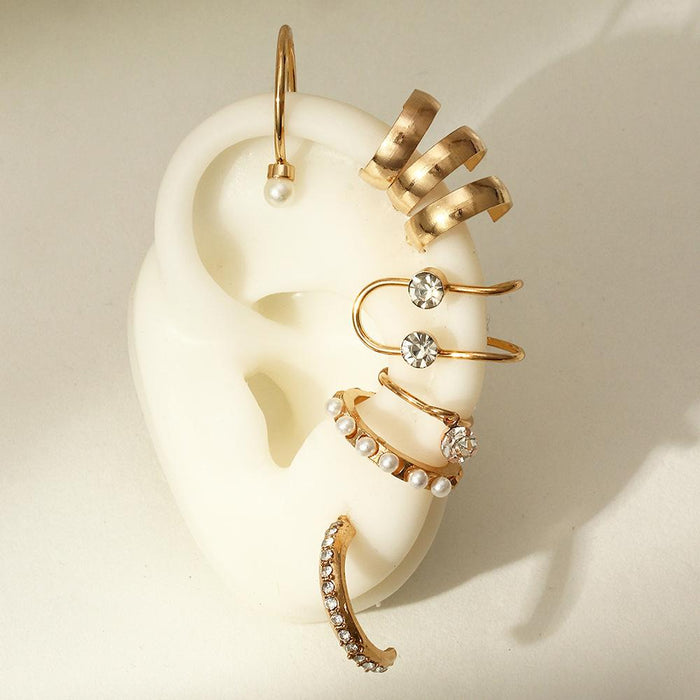 Wholesale Earrings gold Geometric U shape Alloy JDC-ES-e038 Earrings JoyasDeChina EZ3642jinse Wholesale Jewelry JoyasDeChina Joyas De China