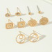 Bulk Jewelry Wholesale Earrings gold geometry Alloy JDC-ES-e134 Wholesale factory from China YIWU China
