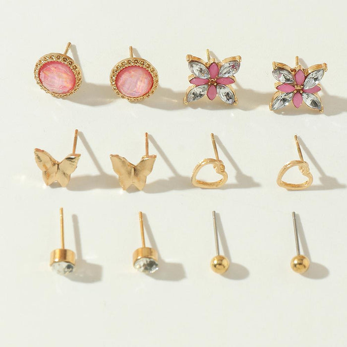 Wholesale Earrings gold geometry Alloy JDC-ES-e135 Earrings JoyasDeChina EZ2143 Wholesale Jewelry JoyasDeChina Joyas De China