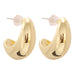 Wholesale Earrings gold geometry Alloy JDC-ES-JJ021 Earrings JoyasDeChina Golden Wholesale Jewelry JoyasDeChina Joyas De China