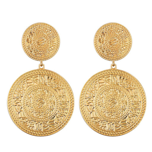 Bulk Jewelry Wholesale Earrings gold geometry Alloy JDC-ES-JJ089 Wholesale factory from China YIWU China