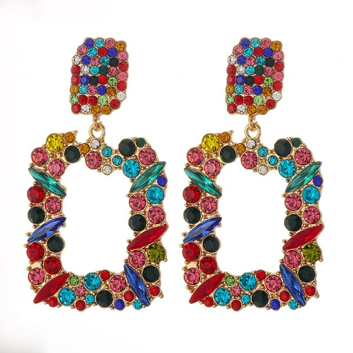 Bulk Jewelry Wholesale Earrings gold geometry Alloy JDC-ES-JJ095 Wholesale factory from China YIWU China