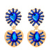Wholesale Earrings gold geometry Alloy JDC-ES-JJ152 Earrings JoyasDeChina blue Wholesale Jewelry JoyasDeChina Joyas De China