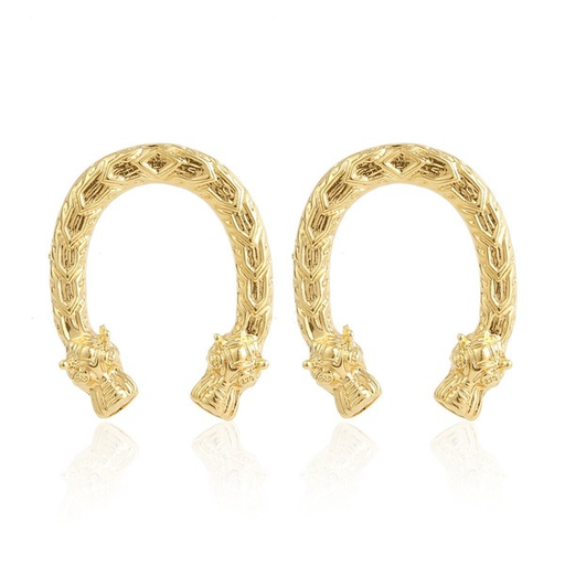 Bulk Jewelry Wholesale Earrings gold geometry Alloy JDC-ES-JJ153 Wholesale factory from China YIWU China