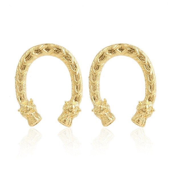 Bulk Jewelry Wholesale Earrings gold geometry Alloy JDC-ES-JJ153 Wholesale factory from China YIWU China