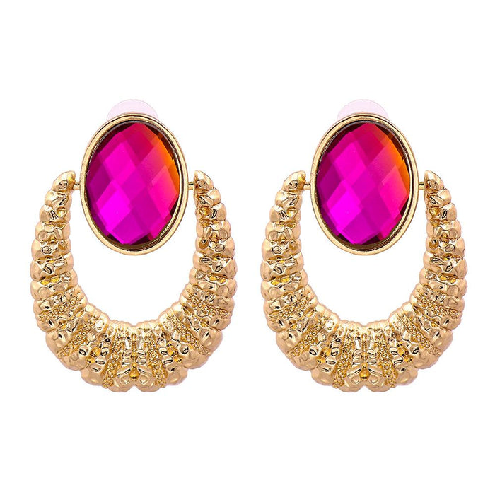 Bulk Jewelry Wholesale Earrings gold geometry Alloy JDC-ES-JJ199 Wholesale factory from China YIWU China