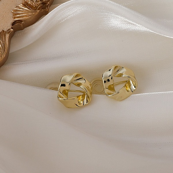 Bulk Jewelry Wholesale Earrings gold geometry Alloy JDC-ES-W277 Wholesale factory from China YIWU China