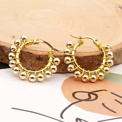 Bulk Jewelry Wholesale Earrings gold geometry Alloy JDC-gbh560 Wholesale factory from China YIWU China