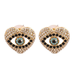 Bulk Jewelry Wholesale Earrings gold Heart shaped eyes Alloy JDC-ES-JJ088 Wholesale factory from China YIWU China