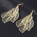 Wholesale Earrings gold Hollow large leaves Alloy JDC-ES-xy085 Earrings JoyasDeChina Gold 12j50 Wholesale Jewelry JoyasDeChina Joyas De China
