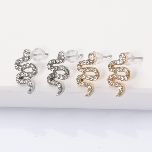 Bulk Jewelry Wholesale Earrings gold Little snake Alloy JDC-ES-JJ071 Wholesale factory from China YIWU China