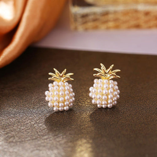 Bulk Jewelry Wholesale Earrings gold Pearl fruit JDC-ES-F463 Wholesale factory from China YIWU China