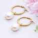 Bulk Jewelry Wholesale Earrings gold Pearl geometry JDC-gbh531 Wholesale factory from China YIWU China