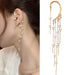 Wholesale Earrings gold Pearl tassel Alloy JDC-ES-F474 Earrings JoyasDeChina C02-02-49 Wholesale Jewelry JoyasDeChina Joyas De China