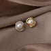 Wholesale Earrings gold Pearl zircon round copper JDC-ES-W229 Earrings JoyasDeChina Main drawing Wholesale Jewelry JoyasDeChina Joyas De China