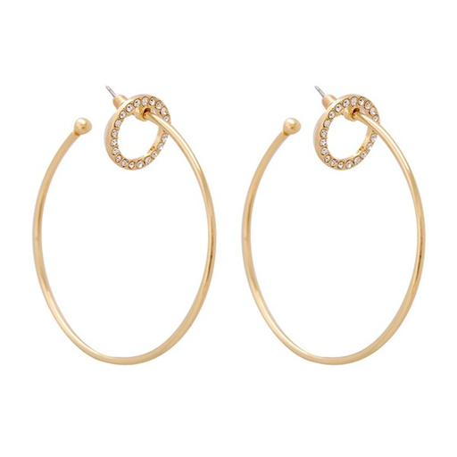 Bulk Jewelry Wholesale Earrings gold Ring with diamonds Alloy JDC-ES-JJ025 Wholesale factory from China YIWU China