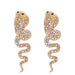 Wholesale Earrings gold Serpentine Alloy JDC-ES-JJ143 Earrings JoyasDeChina 55344 snake Wholesale Jewelry JoyasDeChina Joyas De China