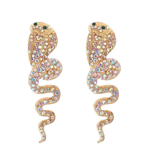 Bulk Jewelry Wholesale Earrings gold Serpentine Alloy JDC-ES-JJ143 Wholesale factory from China YIWU China