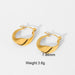 Wholesale Earrings gold Stainless steel Circle JDC-ES-JD044 Earrings JoyasDeChina JDE201402 Wholesale Jewelry JoyasDeChina Joyas De China
