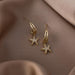 Wholesale Earrings gold starfish Alloy JDC-ES-W201 Earrings JoyasDeChina Main drawing Wholesale Jewelry JoyasDeChina Joyas De China