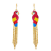 Bulk Jewelry Wholesale Earrings gold Tassel bird Alloy JDC-ES-JJ157 Wholesale factory from China YIWU China