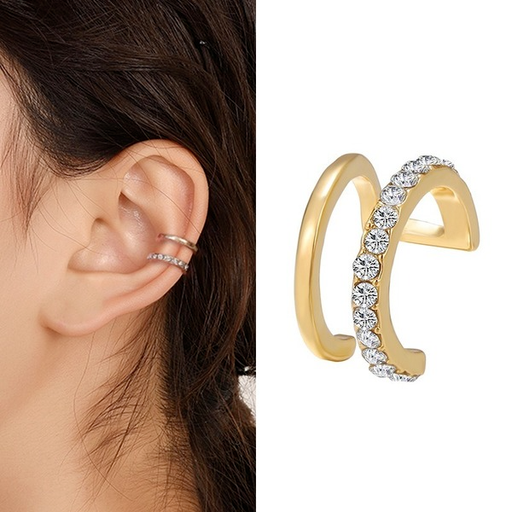 Bulk Jewelry Wholesale Earrings gold u-shaped ear clip without pierced ears JDC-ES-F470 Wholesale factory from China YIWU China