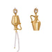 Wholesale Earrings gold Vase tassels Alloy JDC-ES-JJ159 Earrings JoyasDeChina 55338 Wholesale Jewelry JoyasDeChina Joyas De China
