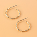 Wholesale Earrings Golden Alloy Bamboo C-shape JDC-ES-TC125 Earrings JoyasDeChina Wholesale Jewelry JoyasDeChina Joyas De China