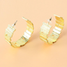 Wholesale Earrings Golden C shape Alloy JDC-ES-TC123 Earrings JoyasDeChina Wholesale Jewelry JoyasDeChina Joyas De China