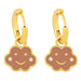 Wholesale Earrings Golden cloud copper JDC-ES-AS307 Earrings JoyasDeChina brown Wholesale Jewelry JoyasDeChina Joyas De China