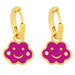 Wholesale Earrings Golden cloud copper JDC-ES-AS307 Earrings JoyasDeChina purple Wholesale Jewelry JoyasDeChina Joyas De China