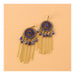 Wholesale Earrings Golden Diamond Geometry Alloy JDC-ES-TC104 Earrings JoyasDeChina 11820-2 sapphire blue Wholesale Jewelry JoyasDeChina Joyas De China