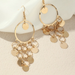 Bulk Jewelry Wholesale Earrings Golden geometry Alloy JDC-ES-e230 Wholesale factory from China YIWU China