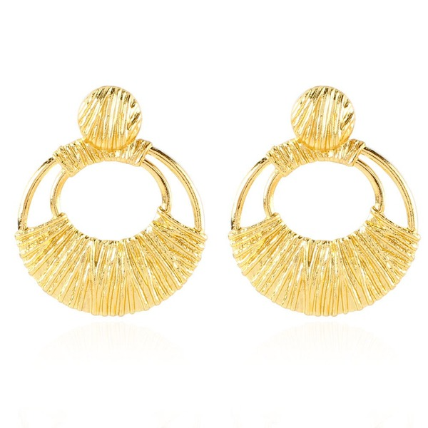 Wholesale Earrings Golden Geometry Alloy JDC-ES-TC122 Earrings JoyasDeChina Wholesale Jewelry JoyasDeChina Joyas De China