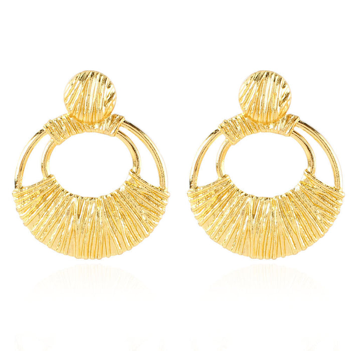 Wholesale Earrings Golden Geometry Alloy JDC-ES-TC122 Earrings JoyasDeChina Golden Wholesale Jewelry JoyasDeChina Joyas De China