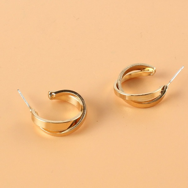 Wholesale Earrings Golden Geometry Alloy JDC-ES-TC126 Earrings JoyasDeChina Wholesale Jewelry JoyasDeChina Joyas De China