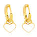 Wholesale Earrings Golden geometry copper JDC-ES-AS306 Earrings JoyasDeChina white Wholesale Jewelry JoyasDeChina Joyas De China
